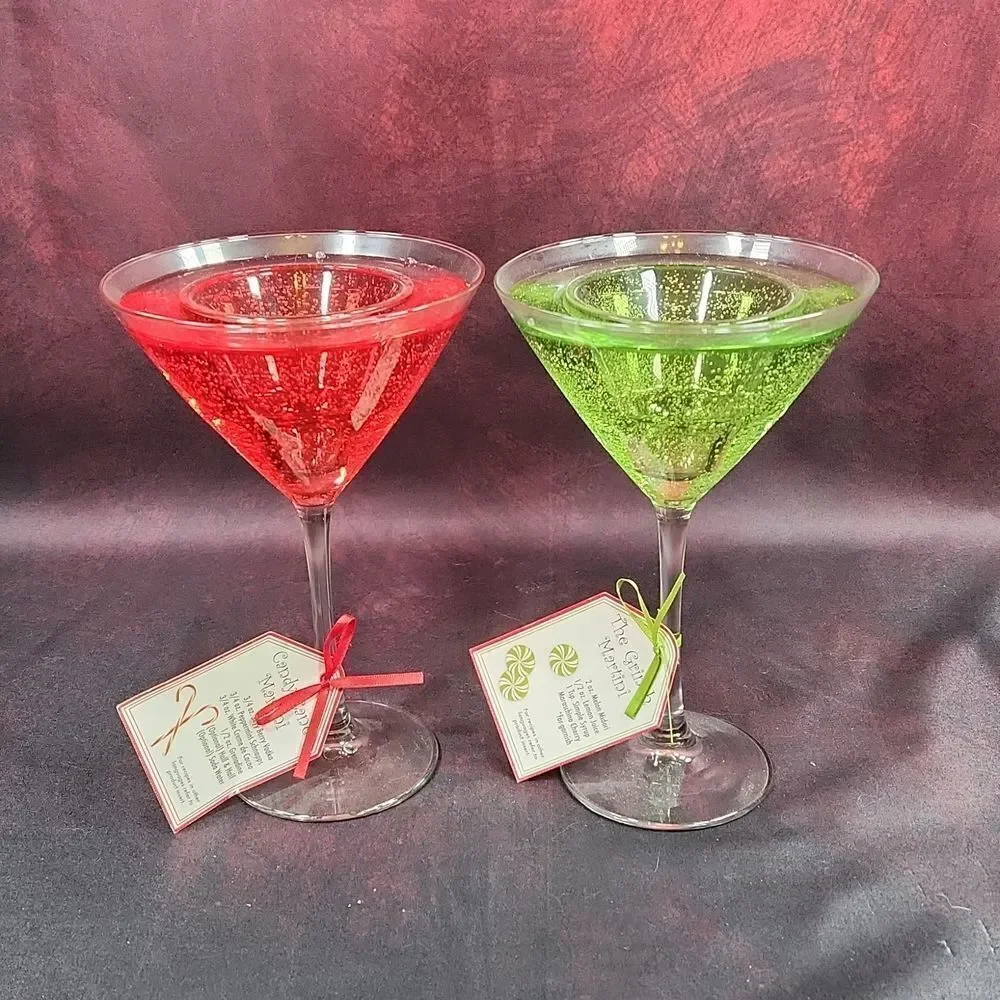 🩵NIB Partylite Scents of Illumination Martini Glass Tealight Holders - Picture 5 of 14